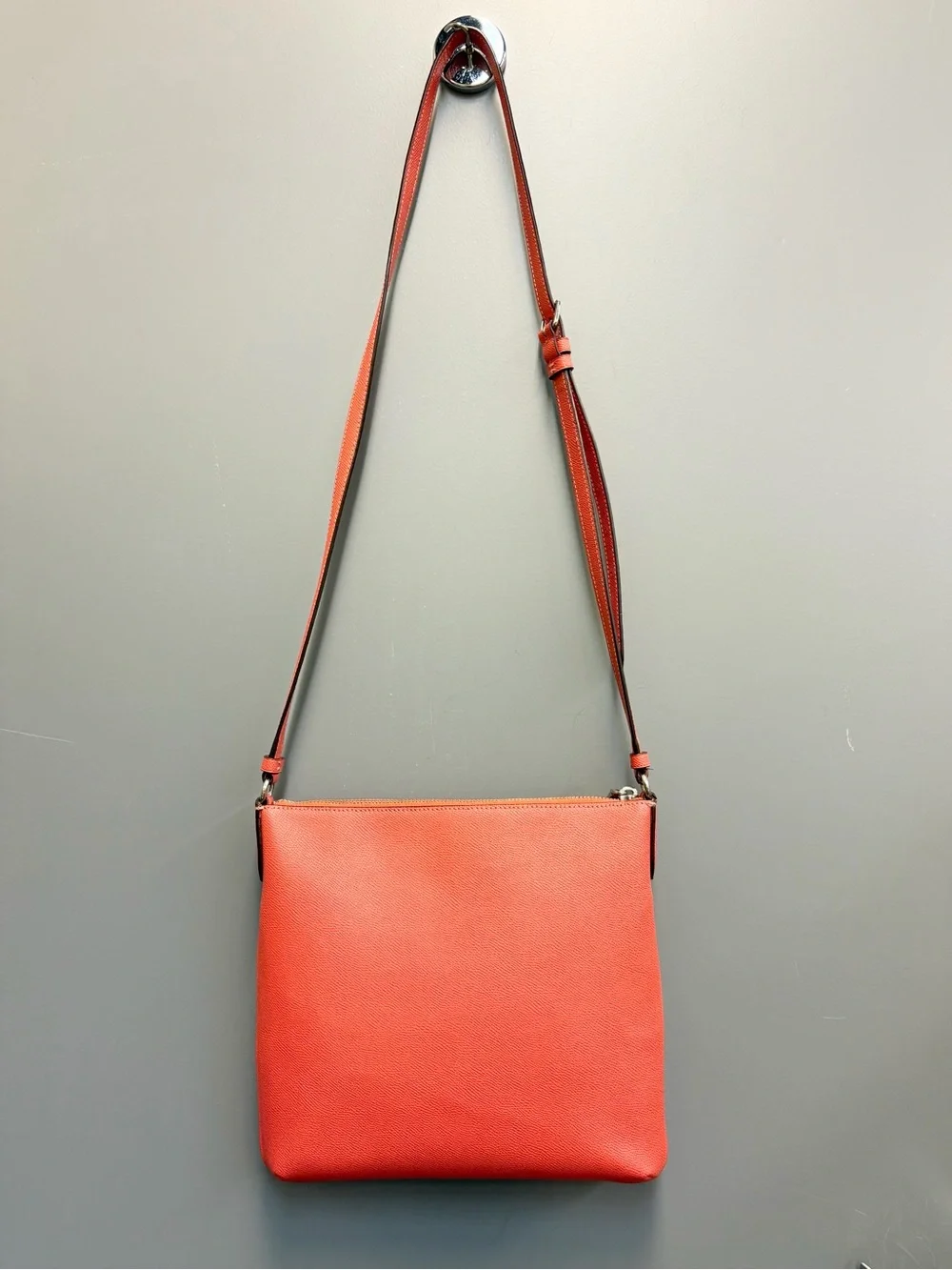 Coach Rowan File Crossbody Bag Strawberry Haze Leather Silver F29246